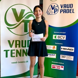 Thalia Eymann Championne vaudoise U16 R5/9
