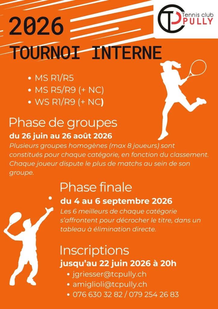 Tournoi interne 2026
